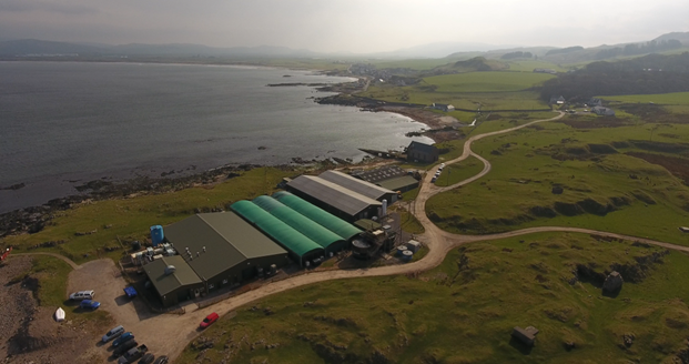 Aerial view of the Marine Research Station